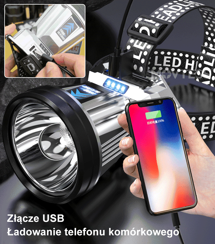 Niemiecki reflektor o dużej mocy