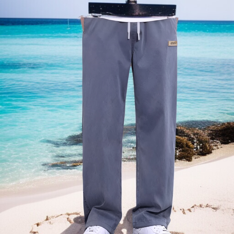 メンズカジュアルストレートジーンズ着用イメージ