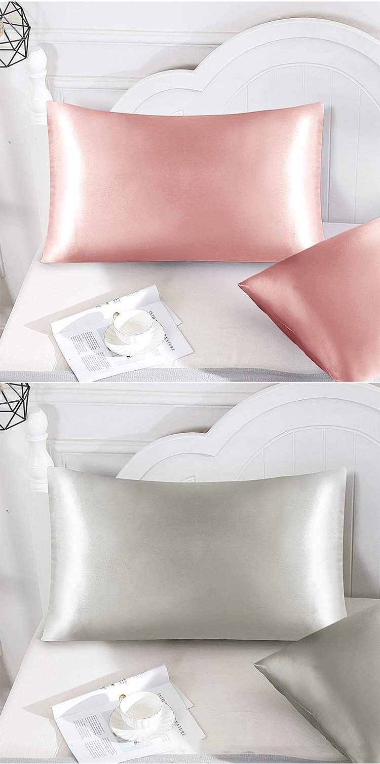 高品質なシルク100%使用の枕カバー