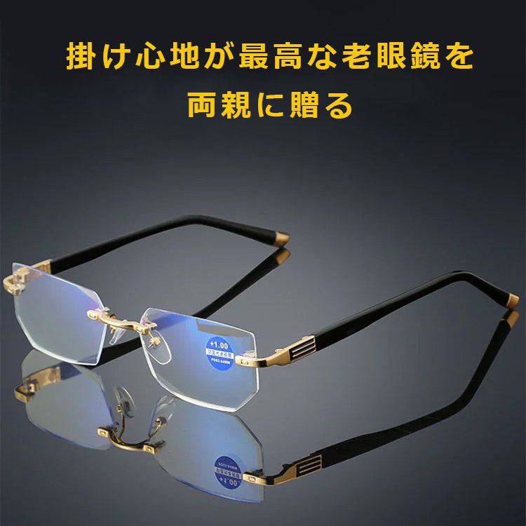 ブルーライトカット老眼鏡