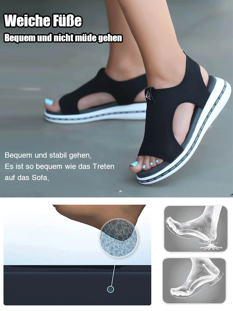 Super weicher Boden Fischmund Frauensandalen