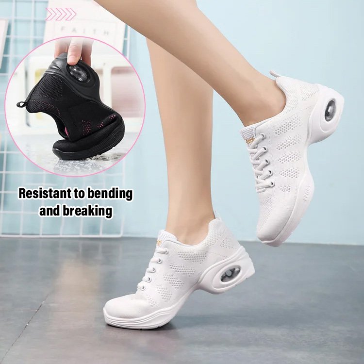 Sports mid-heeled soft-soled dancing shoes
