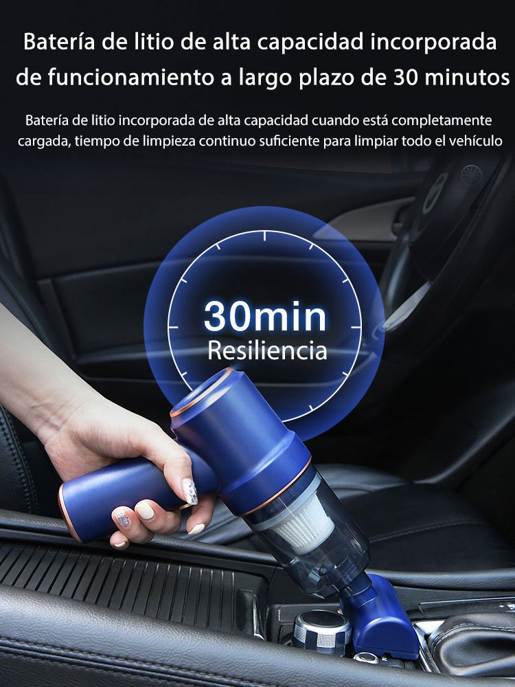 Aspiradora potente para vehículos seca y húmeda