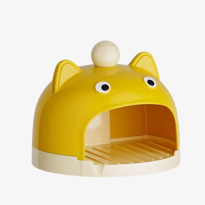 귀여운 디자인의 화장실 비누통 빅입 구조