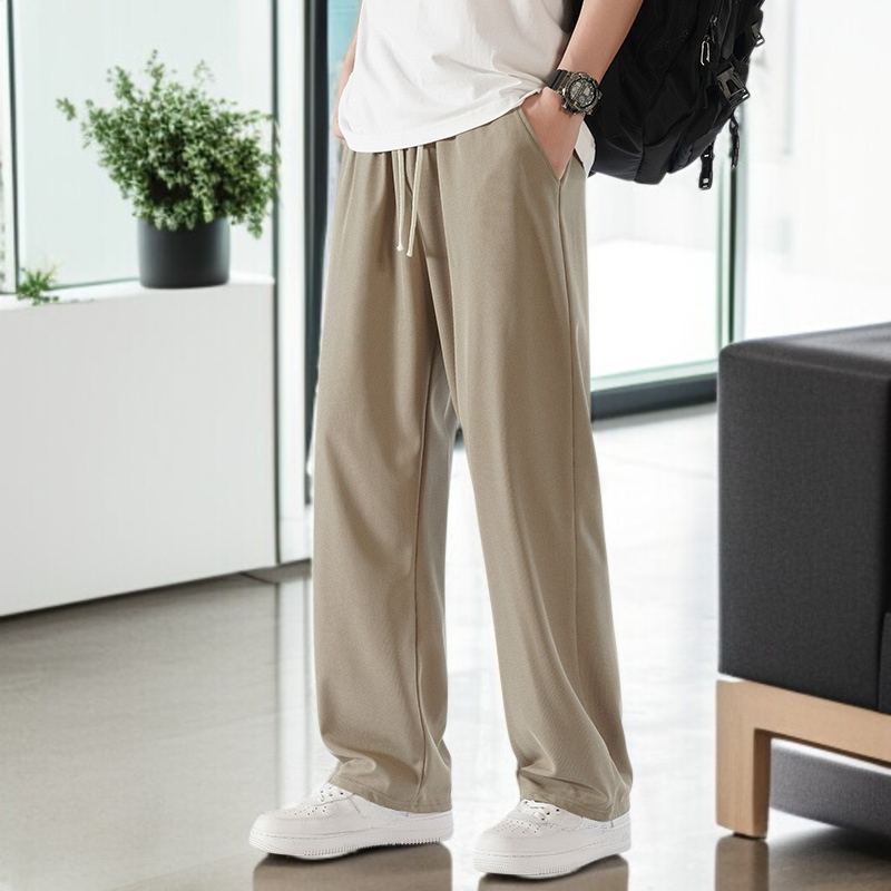 트렌디한 남자 일자 9부 팬츠 스타일링