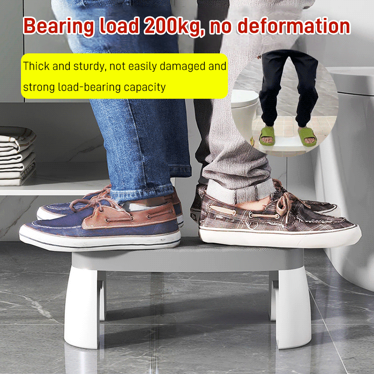 [Treat constipation without taking medicine] Anti-slip toilet stool for pregnant women and middle-ag