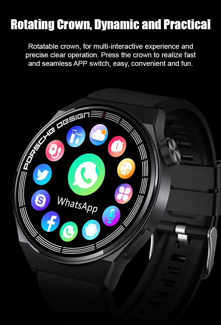 GT8 Porsche Sports Smartwatch