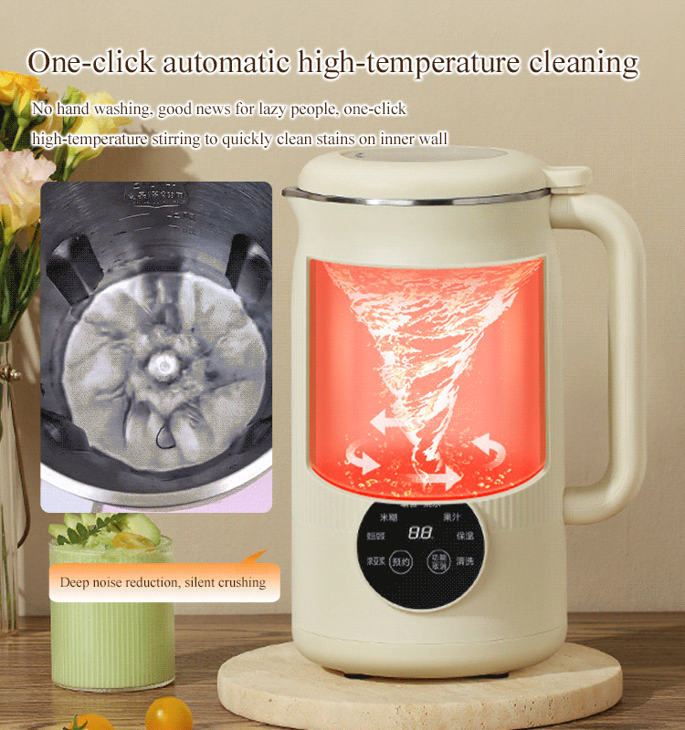 Smart Touch Screen Fully Automatic Self-Cleaning Blender