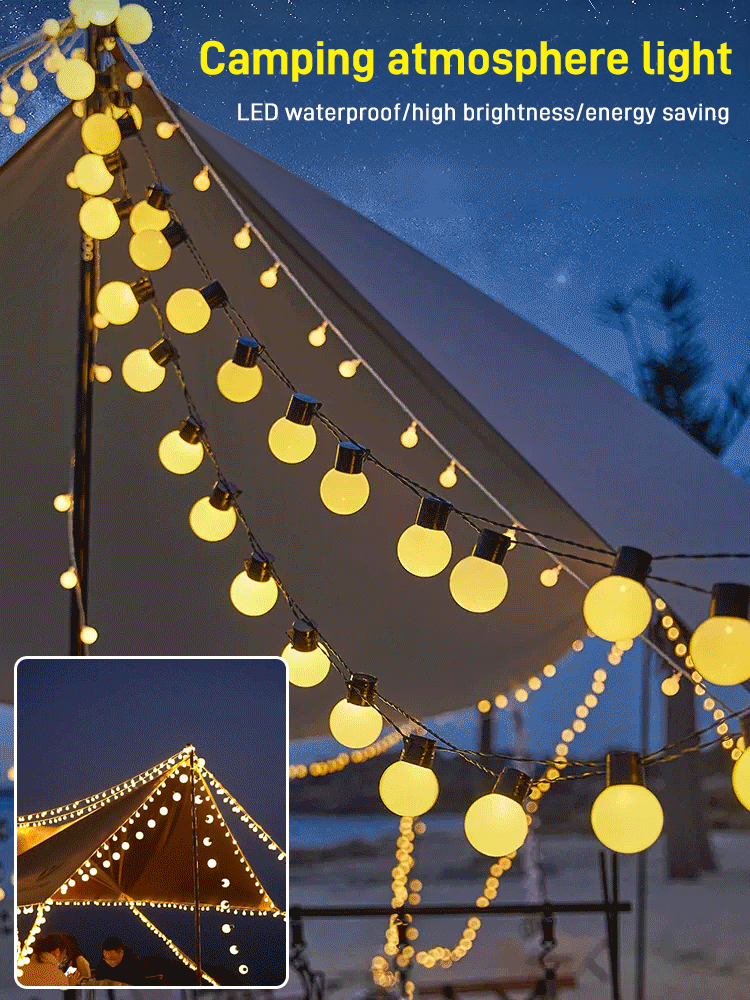 Solar camping ambient light