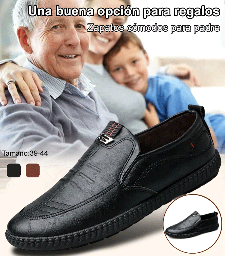 【Limitado 100 pares】Zapatos de cuero casuales y elegantes para hombre