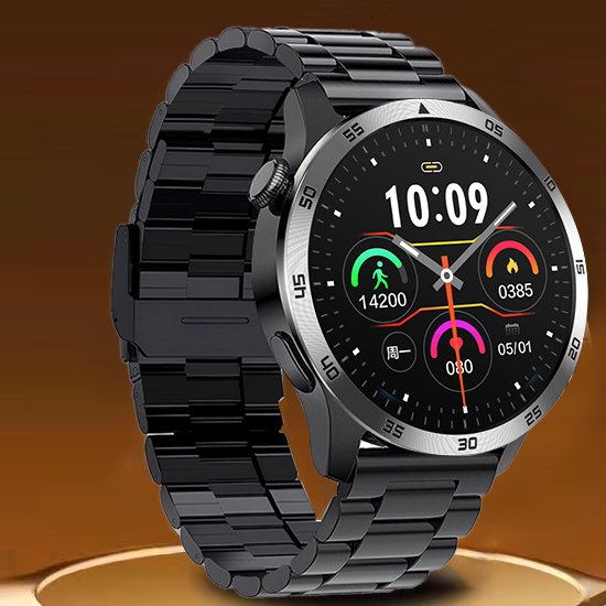 Schwarzes Gehäuse + Stahlkugel