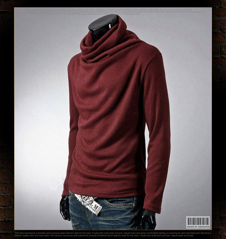 着回し力抜群のメンズタートルネックニットコーディネート例