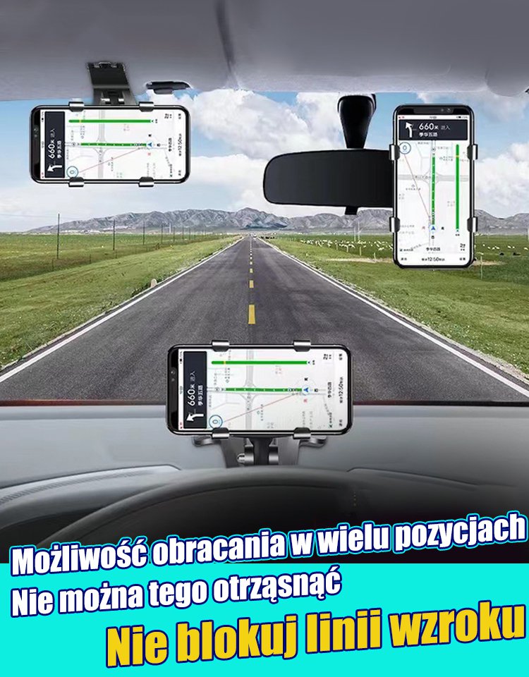 Wielofunkcyjny wspornik na telefon komórkowy do pojazdu