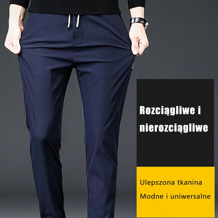 Spodnie casual z prostą nogawką