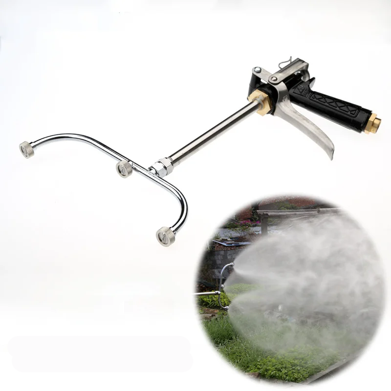 高圧扇形噴霧化水ガン