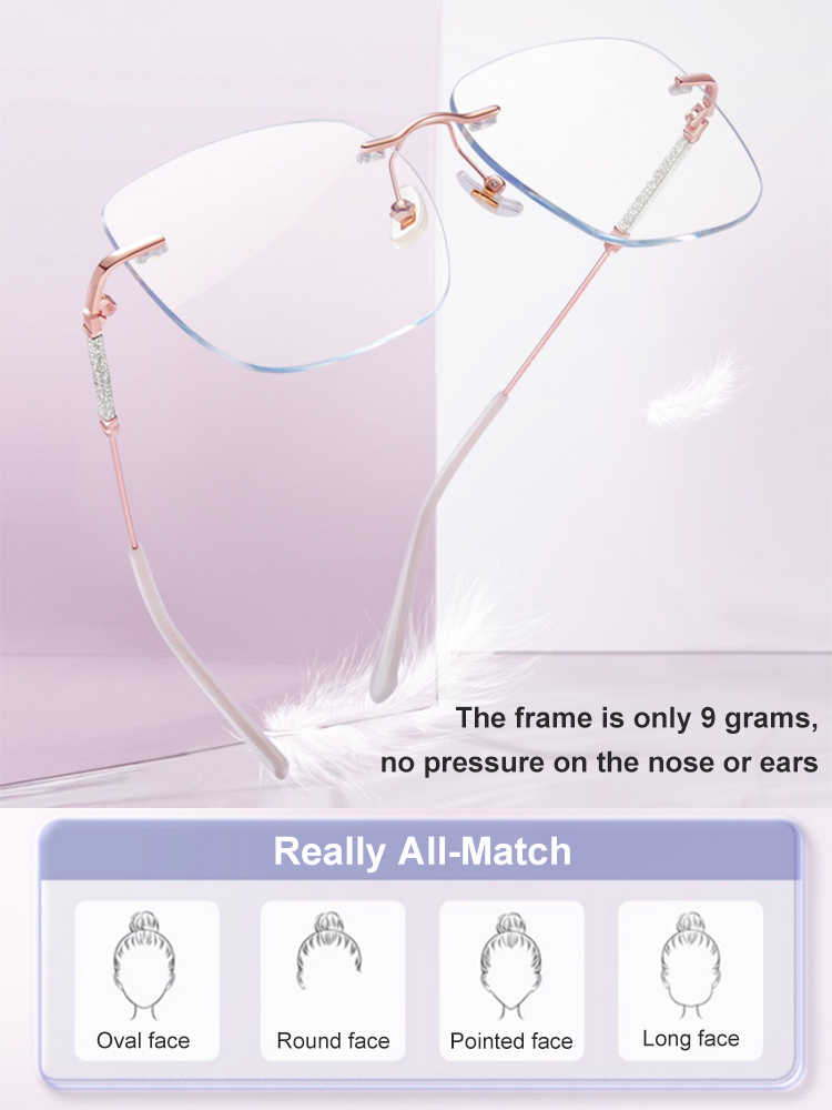 Anti-blue light reading glasses