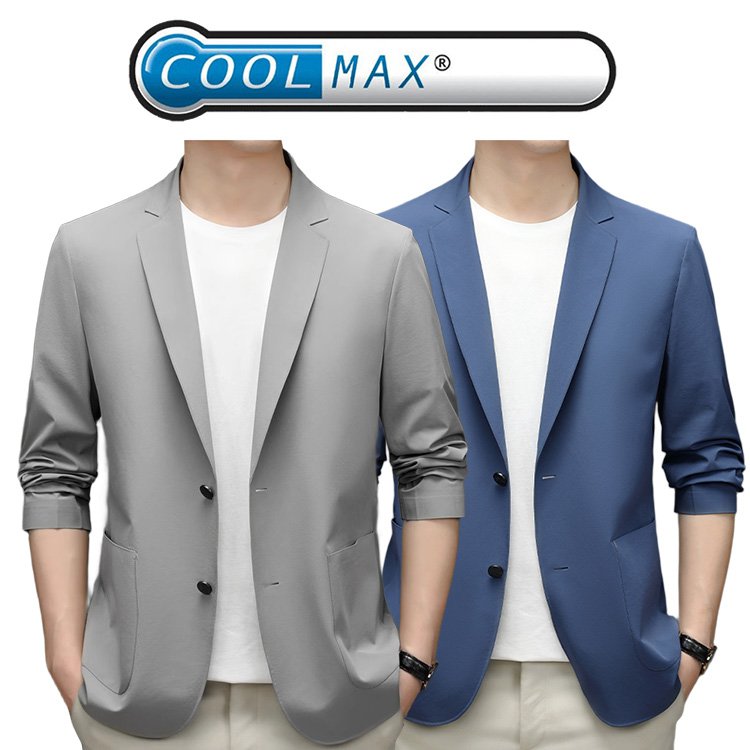 구김 방지 초박형 아이스실크 정장 외투