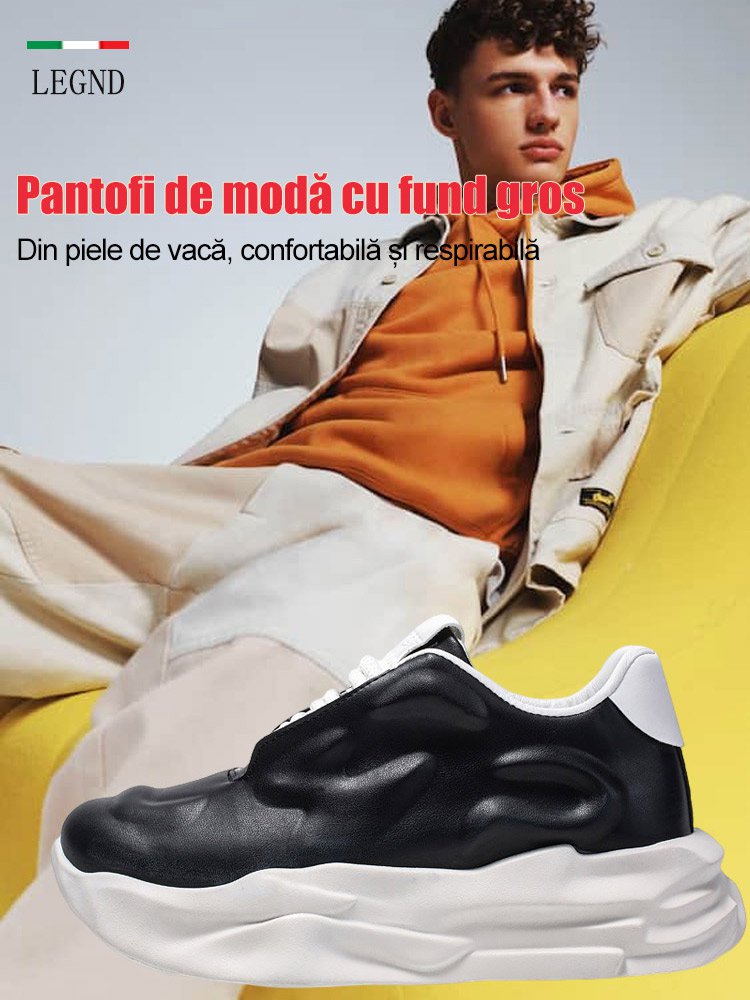 Tenisi de modă cu talpă groasă