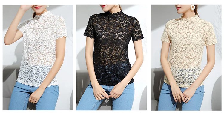 女性が着用するレースインナーのコーディネート例