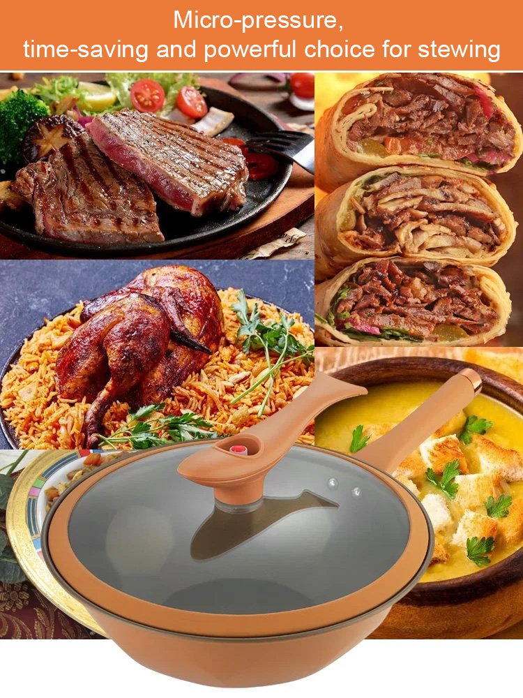 Titanium micro-pressure clay non-stick health cooker