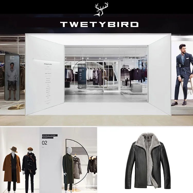 Zamszowa kurtka z norek