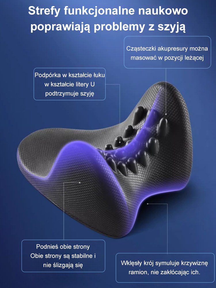 Poduszka do masażu szyjnego pleców i ramion