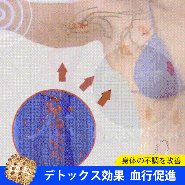 2WAY伸縮できるデトックスリング