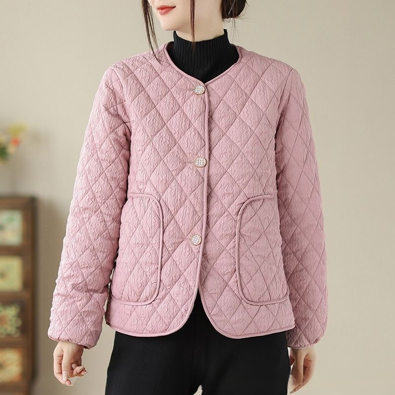 เสื้อขนเป็ดคอกลมสไตล์ชาแนล หรูหรา