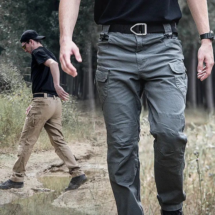 Pantalones resistentes al desgaste con múltiples bolsillos