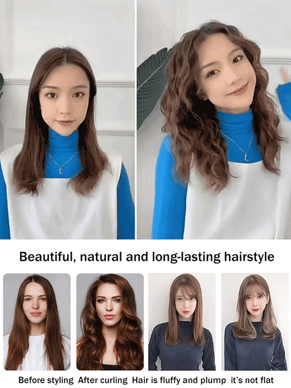 Straight and curly dual-purpose curling rod