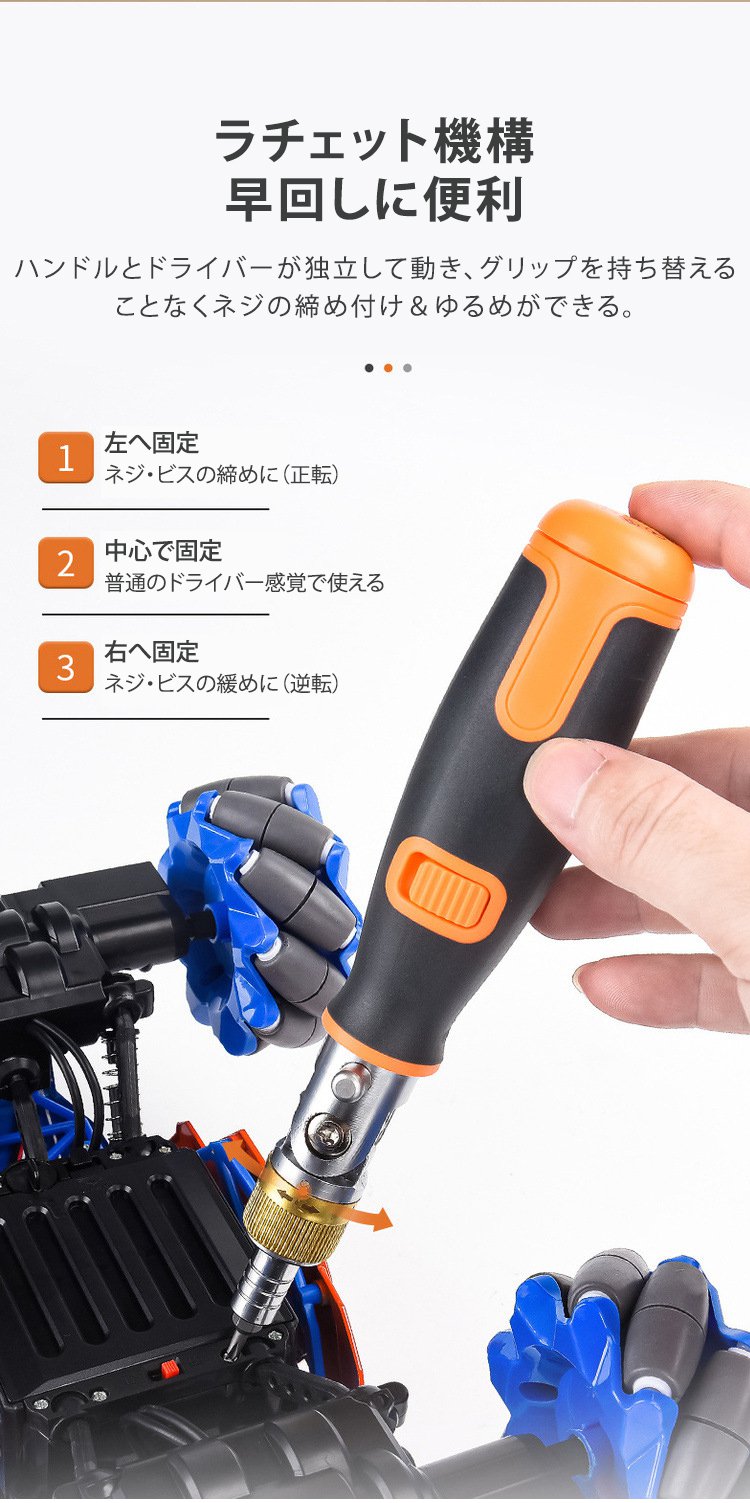 家具組み立てに活躍するラチェットドライバー