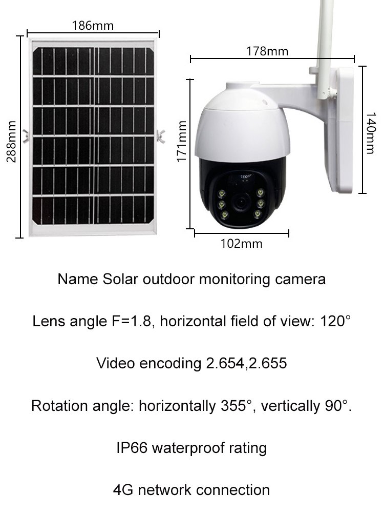 Wireless Solar Surveillance Camera