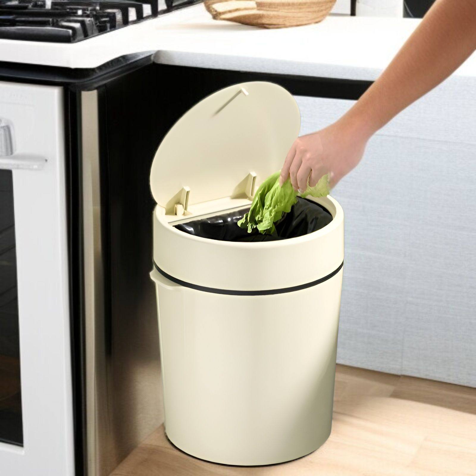 アロマセラピー機能付きゴミ箱の詳細