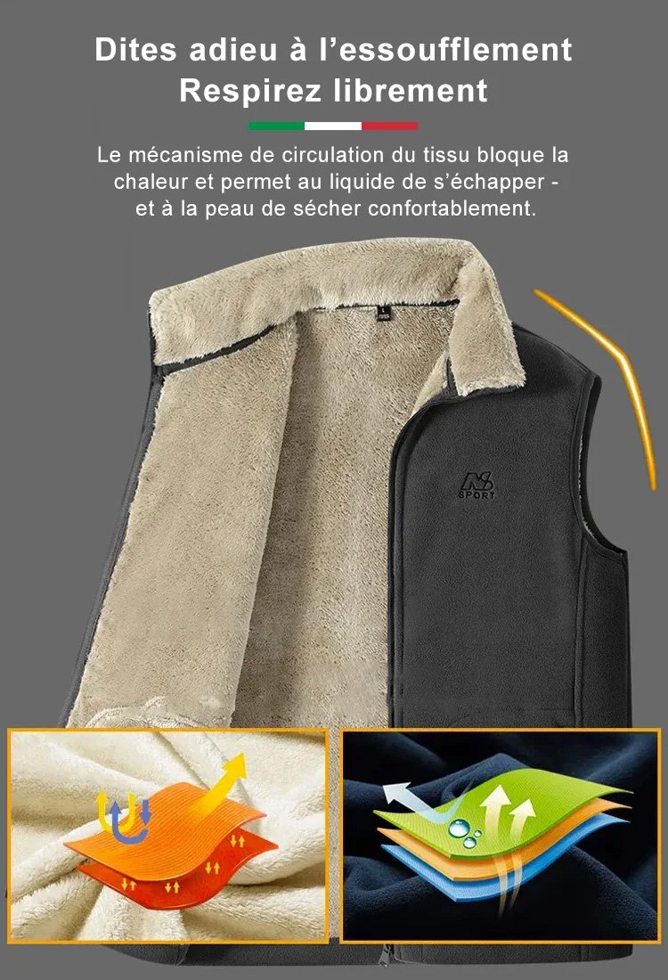 Gilet en cachemire pour hommes