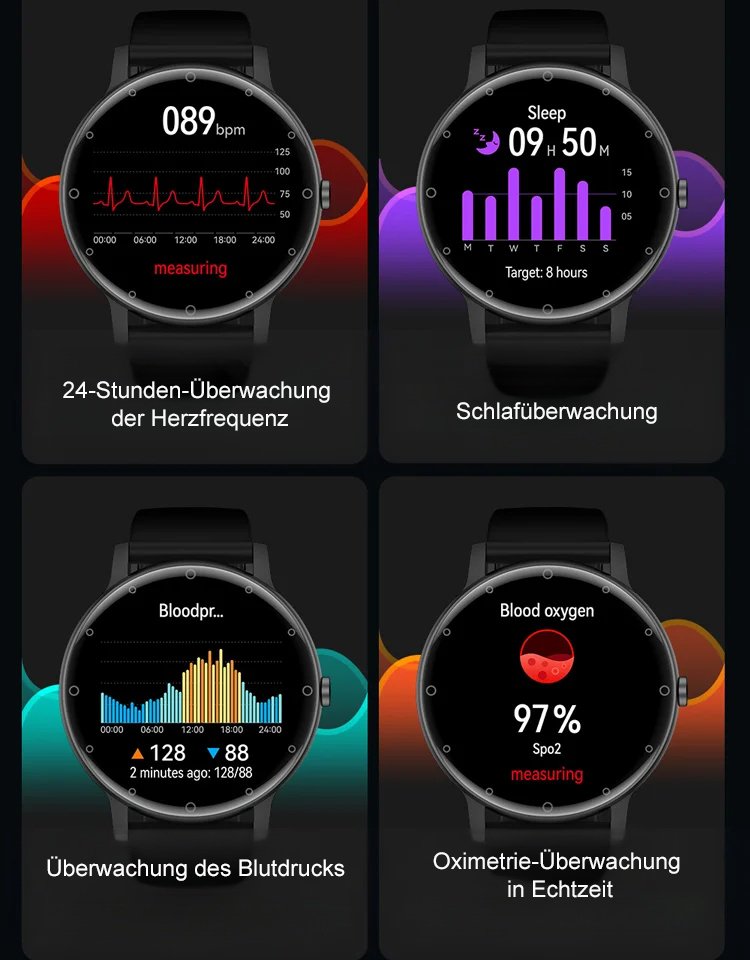 Ultradünne Uhr zur Bluetooth-Sprachblutzuckermessung