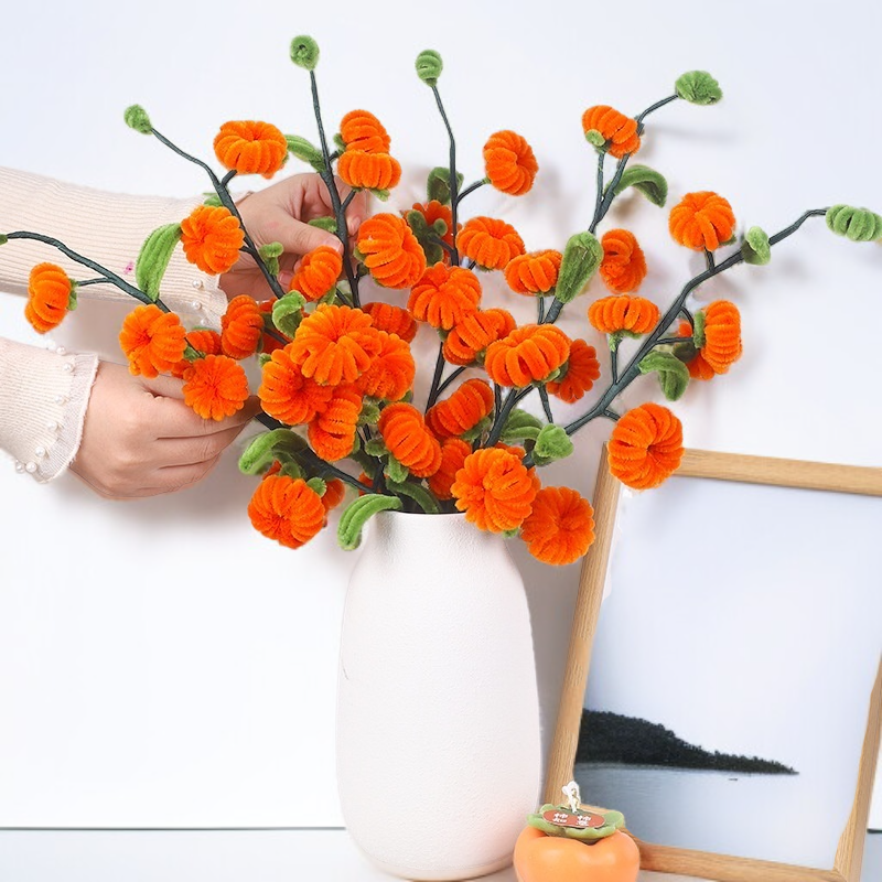 柿柿如意花束手工扭扭棒送禮推薦