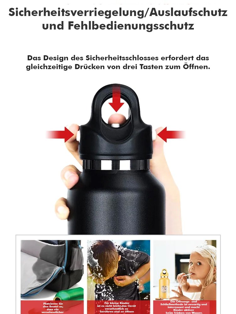 One Second Instant Open】Speed Open Cup Auto Thermobecher