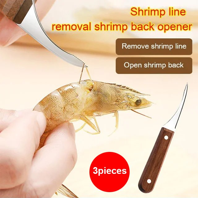 Shrimp line  removal shrimp back opener
