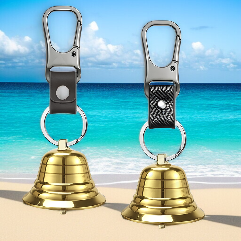 アウトドア用真鍮ベル 熊よけ 大口径デザイン