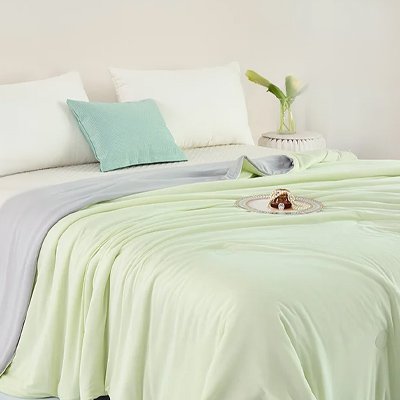 ผ้าห่มไอศกรีมไหมเย็น เกรด A สำหรับฤดูร้อน