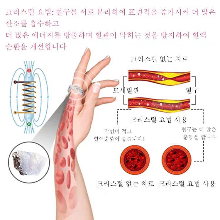 크로스 골드 큐빅 반지