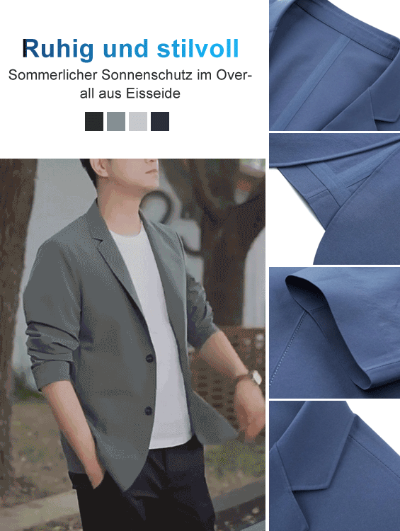 Anzugjacke aus Eisseide