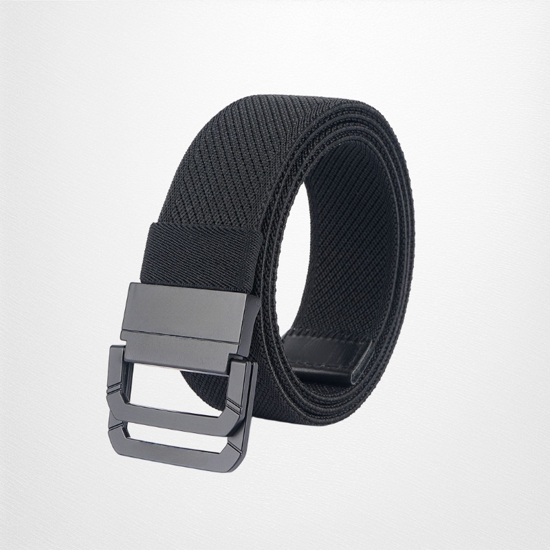 雙環扣彈性鬆緊帆布腰帶