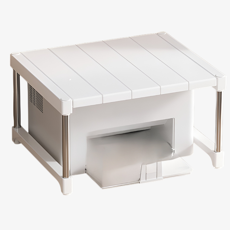 格納式コピー機スタンド コンパクトな設計