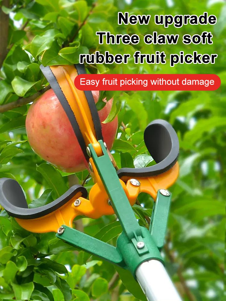 Three-Claw Soft Rubber Fruit Picker