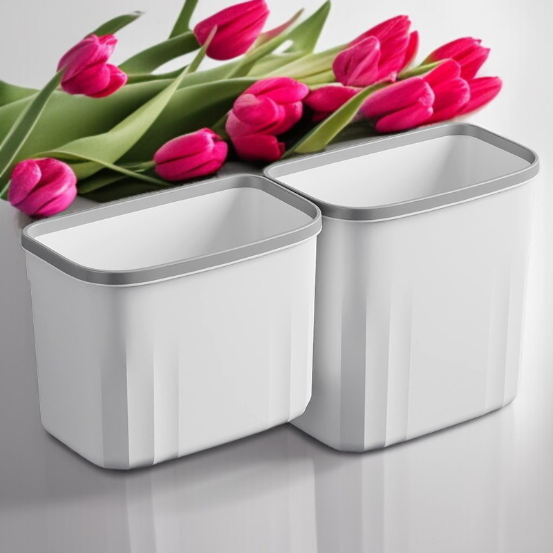 뚜껑이 달린 화장실 휴지통 디자인