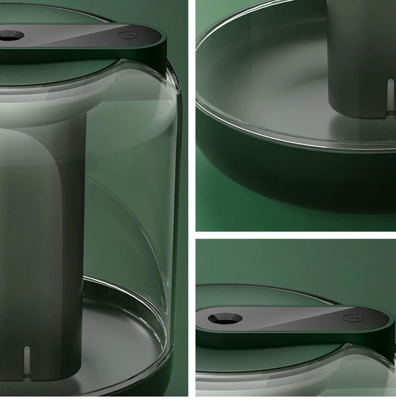 LEDライト付きでインテリアにも合う加湿器