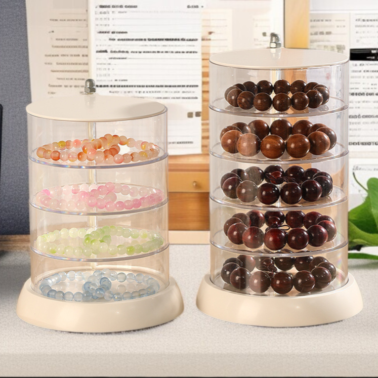 菩提ブレスレットを美しくディスプレイする収納ボックス