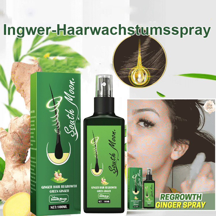 [60 Tage für dichtes Haar]Haarwachstumsspray mit Ingwer