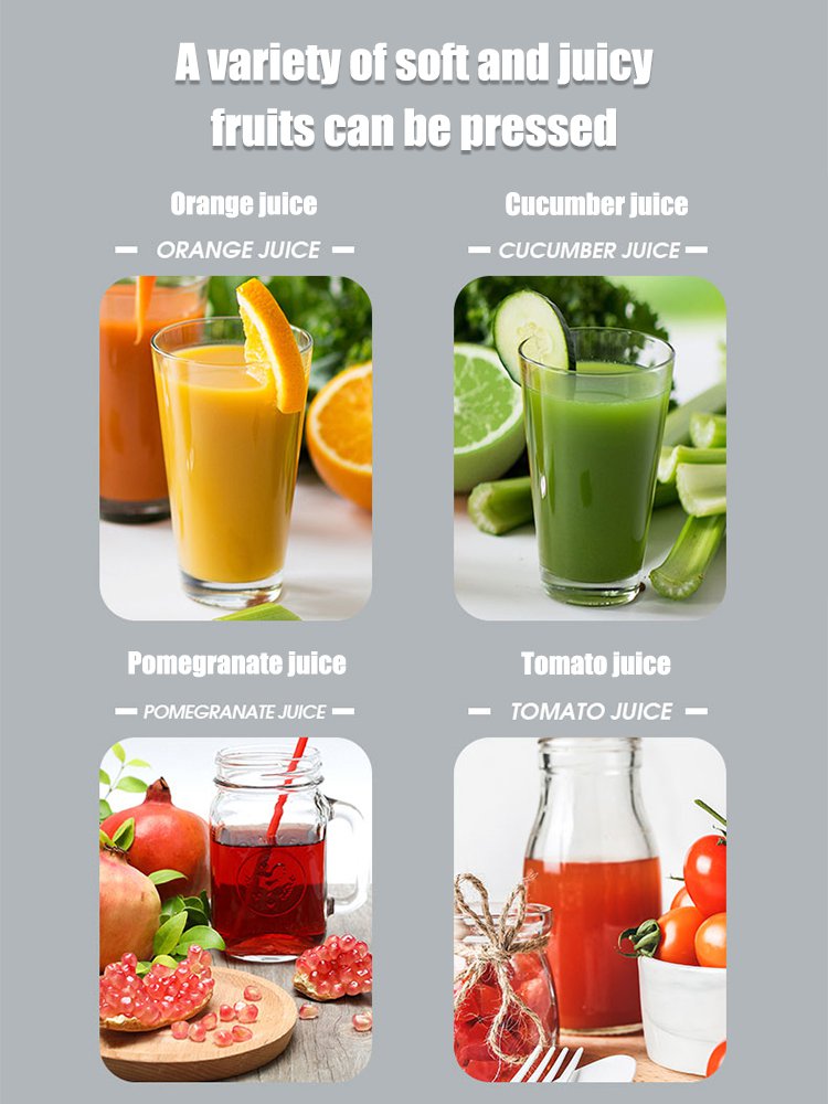 【0 additives】Manual juicer